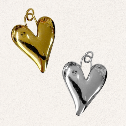 large heart loose charm