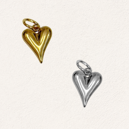 small heart loose charm