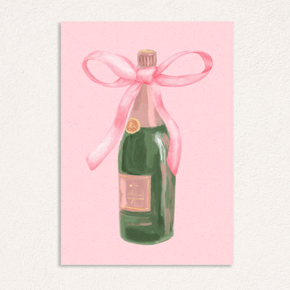 cava with bow card
