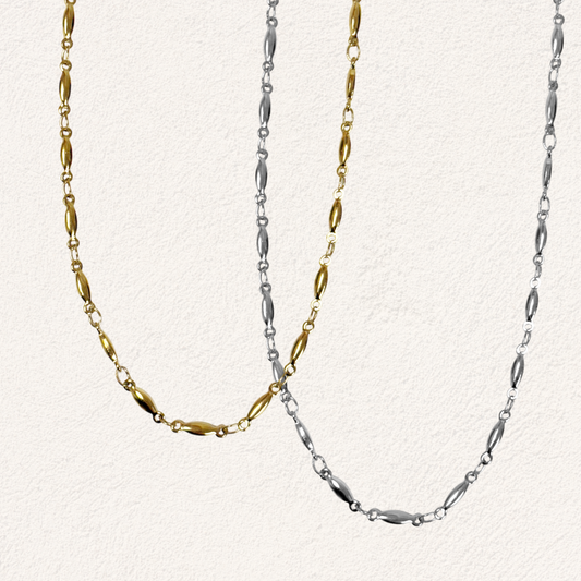 ketting met ovale vormen