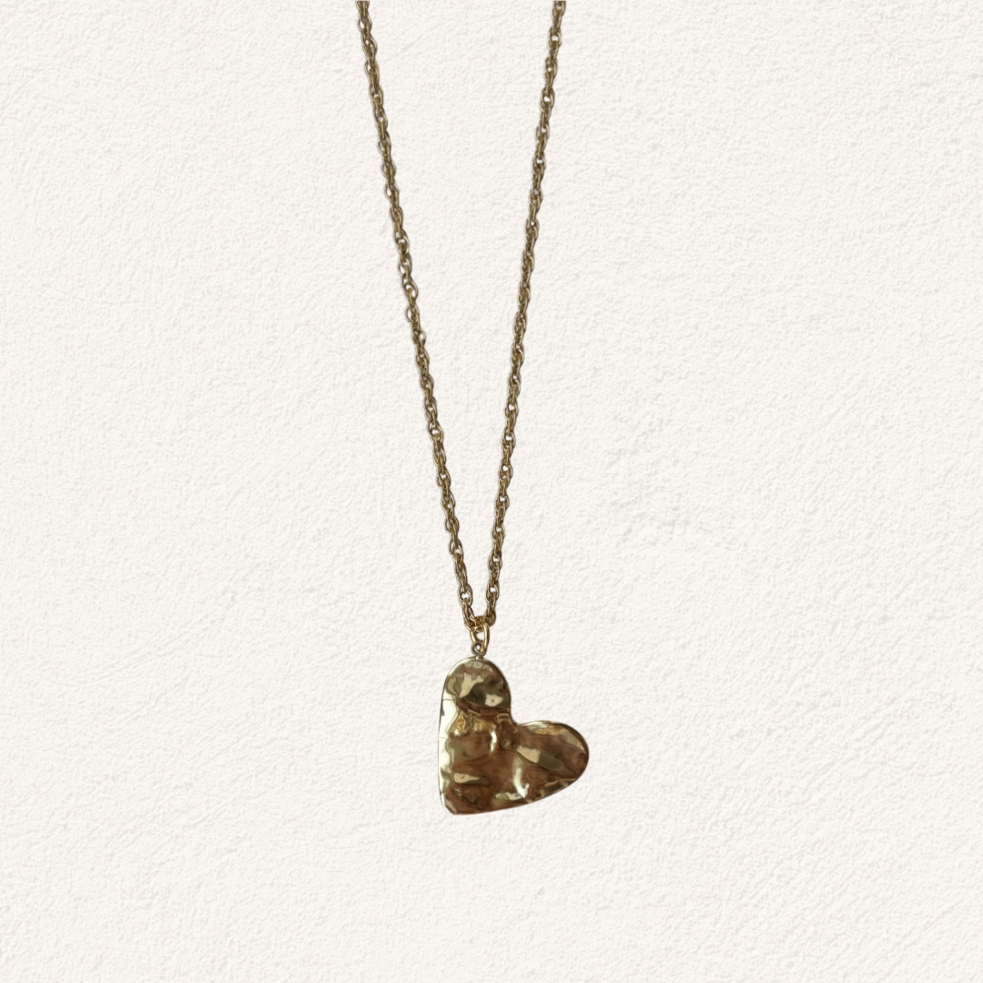 ketting met schuin hart