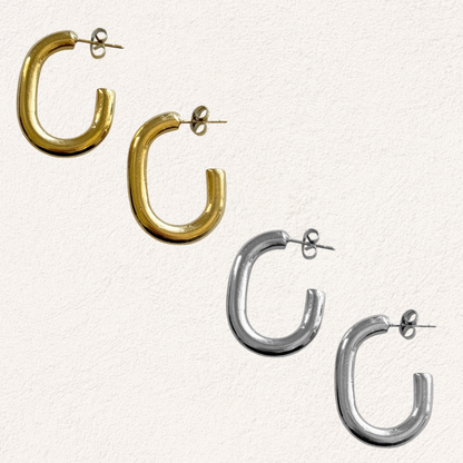Classic basic earrings