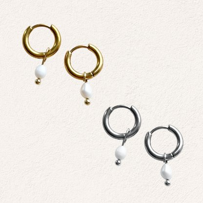 small pearl earrings
