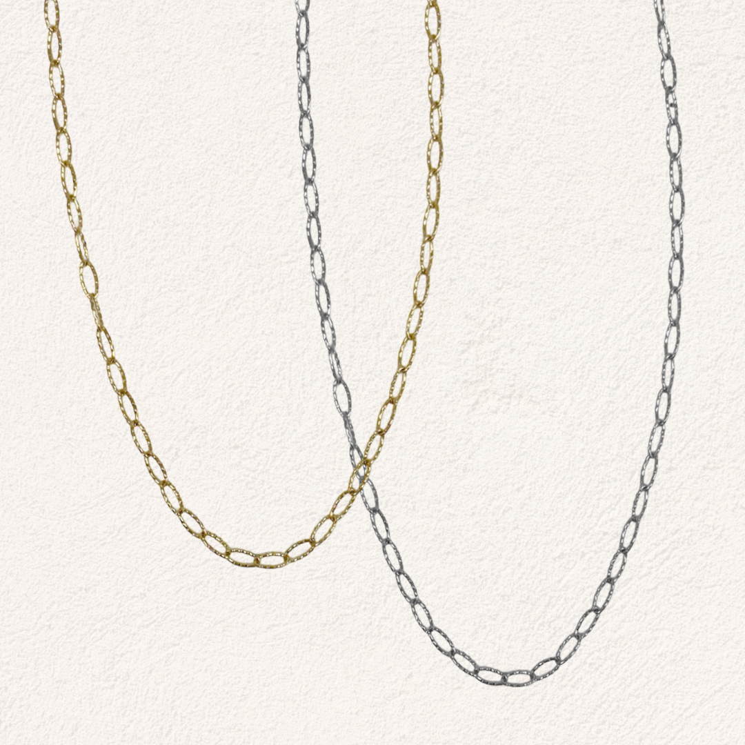 ovale schakel ketting fijn