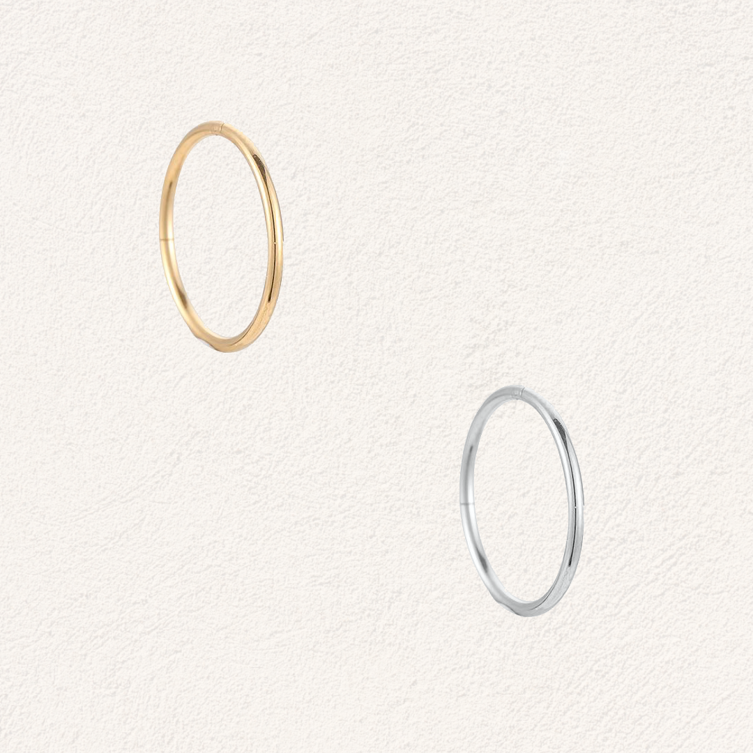 stainless steel piercing ringetje 10 mm