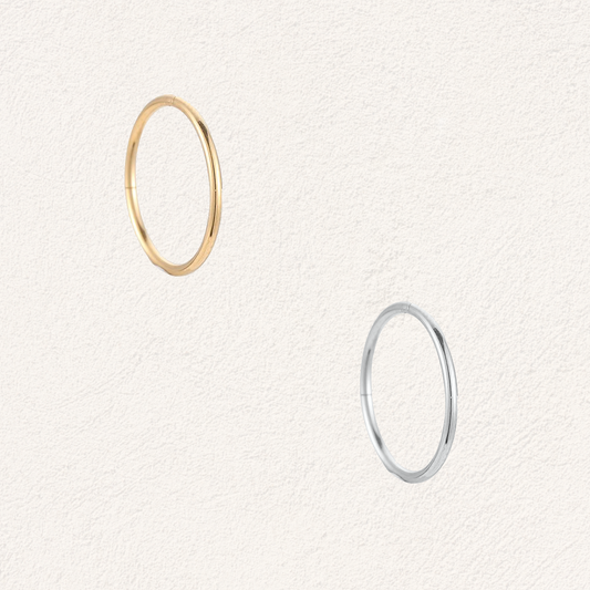 stainless steel piercing ringetje 10 mm