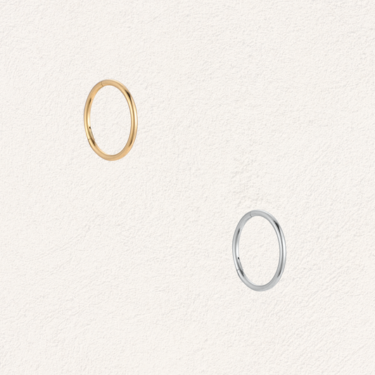stainless steel piercing ringetje 8 mm