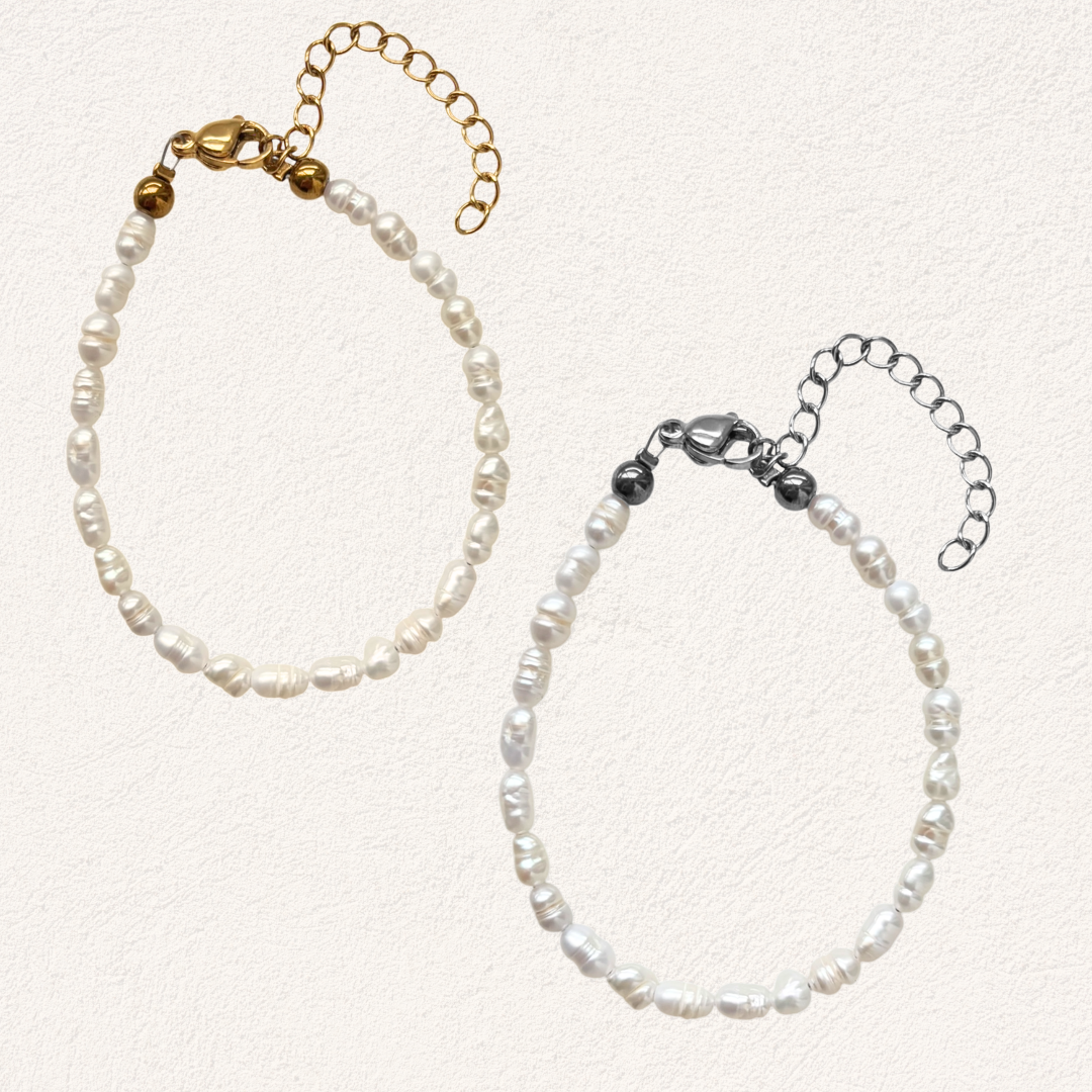 Productfoto van zoetwaterparel kralen armband