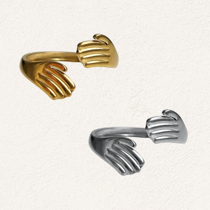 ring with two hands