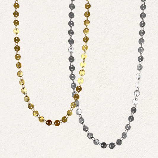 ronde discs ketting