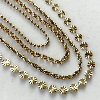 ronde schakel ketting