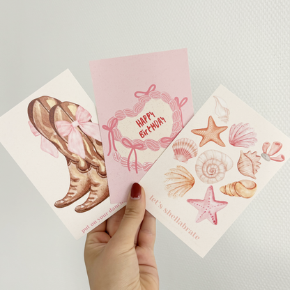 put on your dancing shoes card cowboy boots