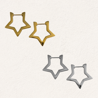 star earrings