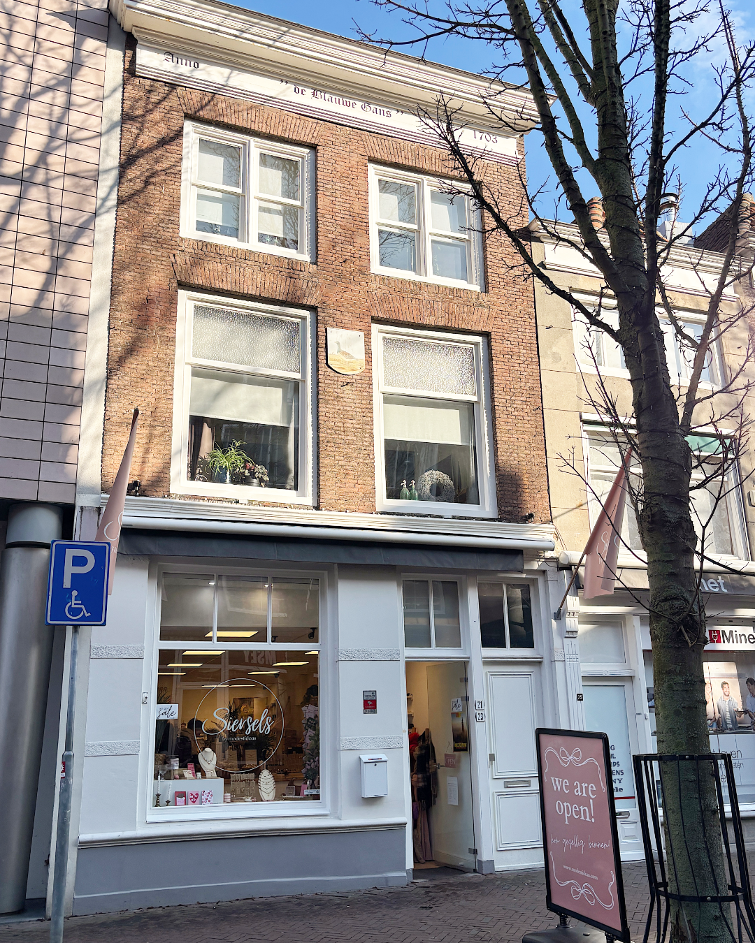 een foto van de siersels sieraden winkel in Middelburg